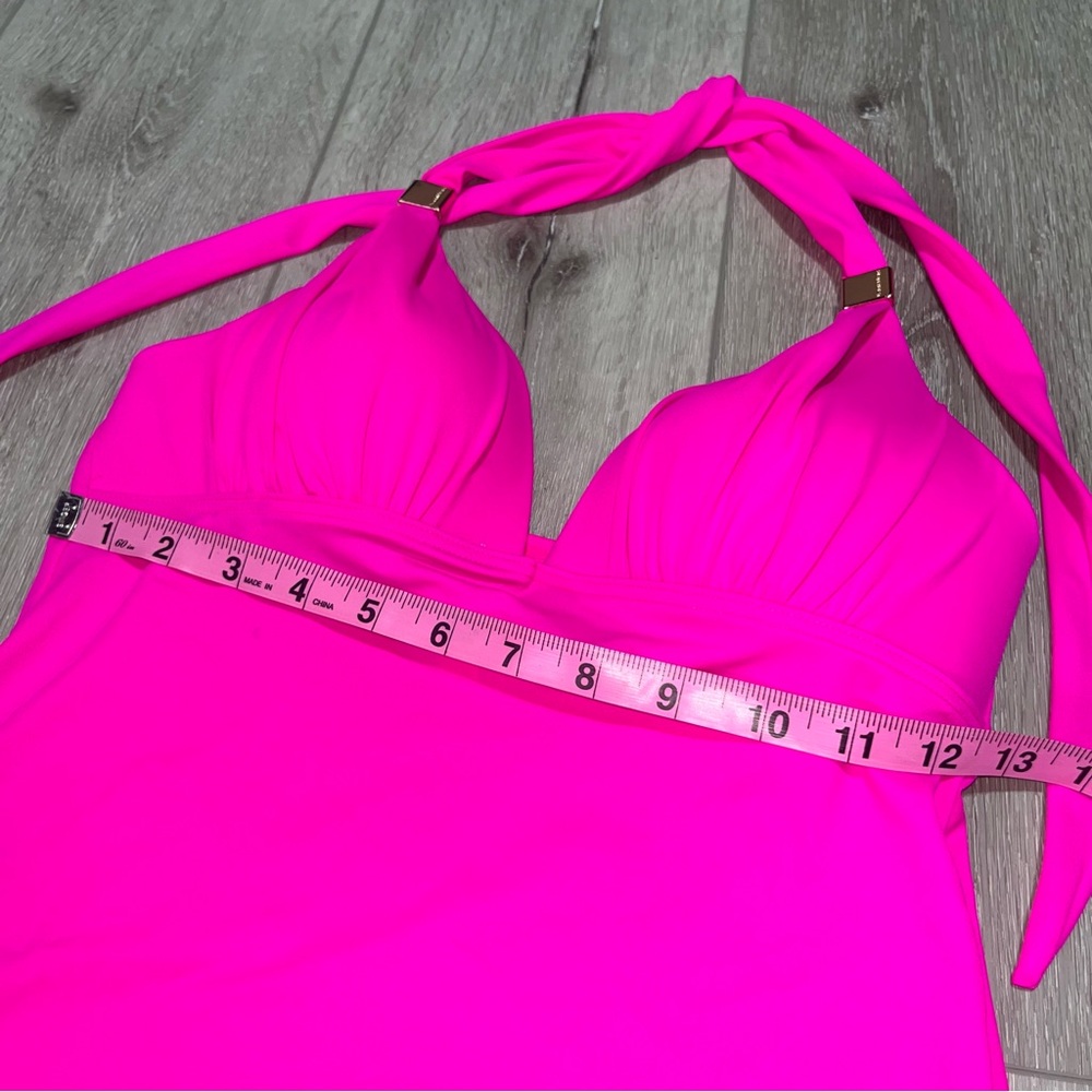 VS Tankini Swim Pink Halter Top Padded - Picture 7 of 9